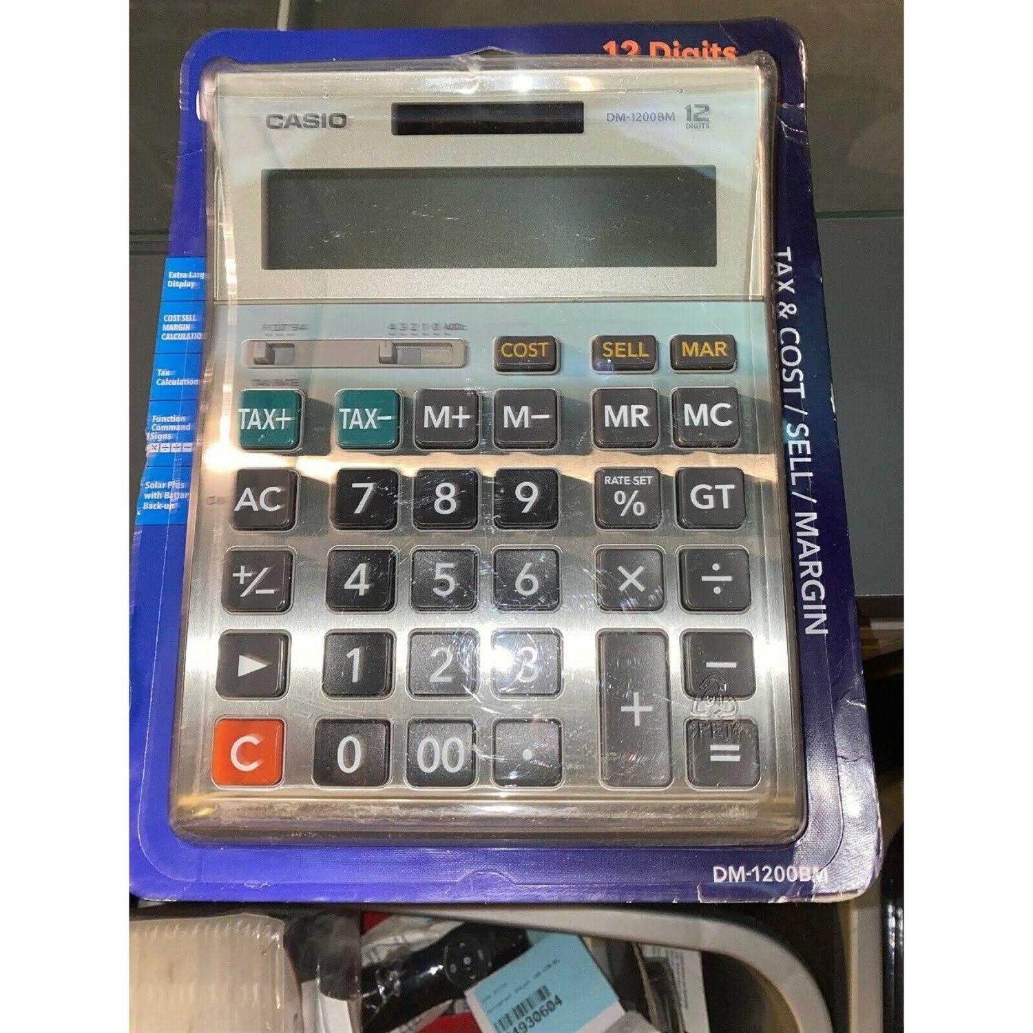 Casio Desktop Calculator DM-1200BM - Image 3