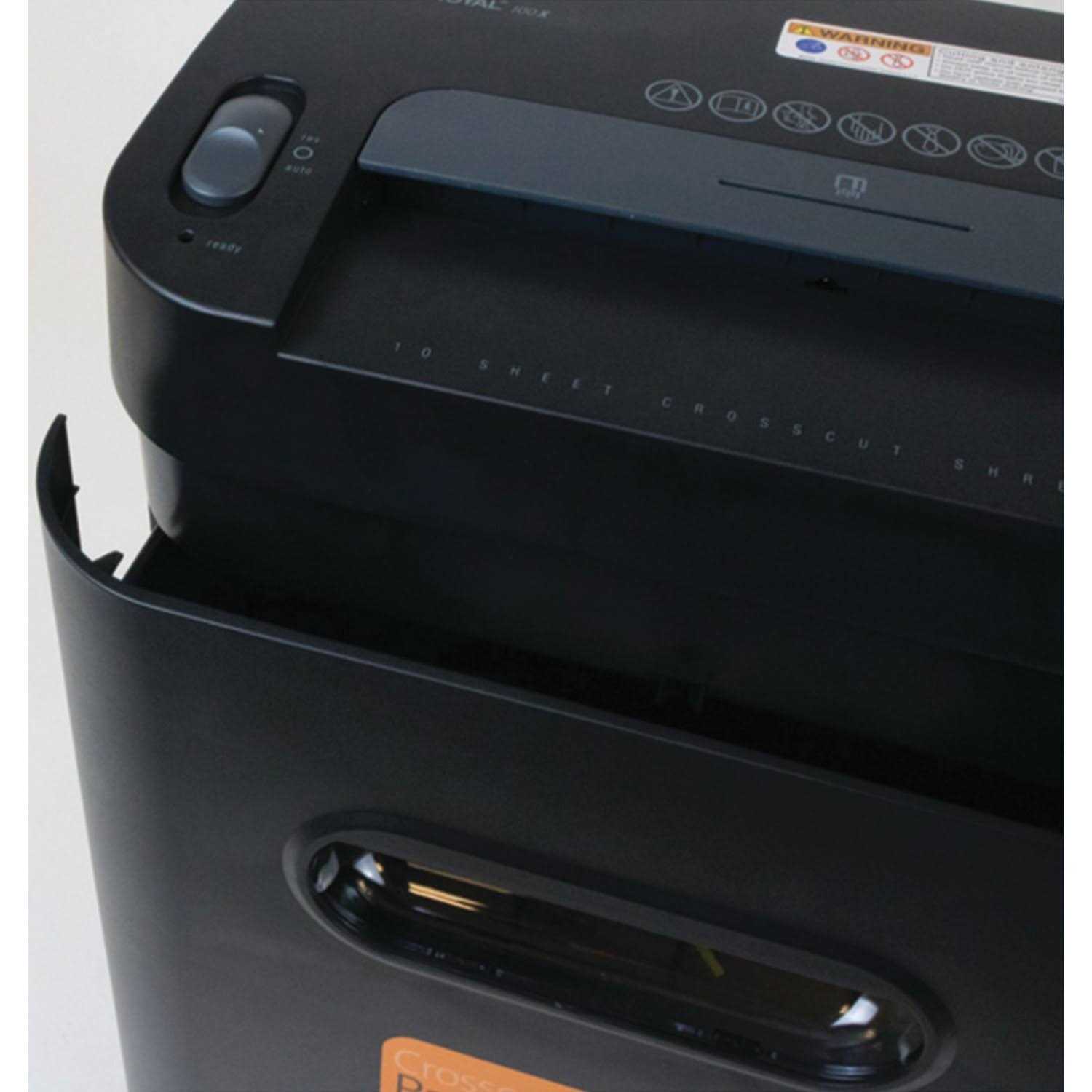 Royal 10 Sheet Cross-Cut Shredder 100X - Image 4