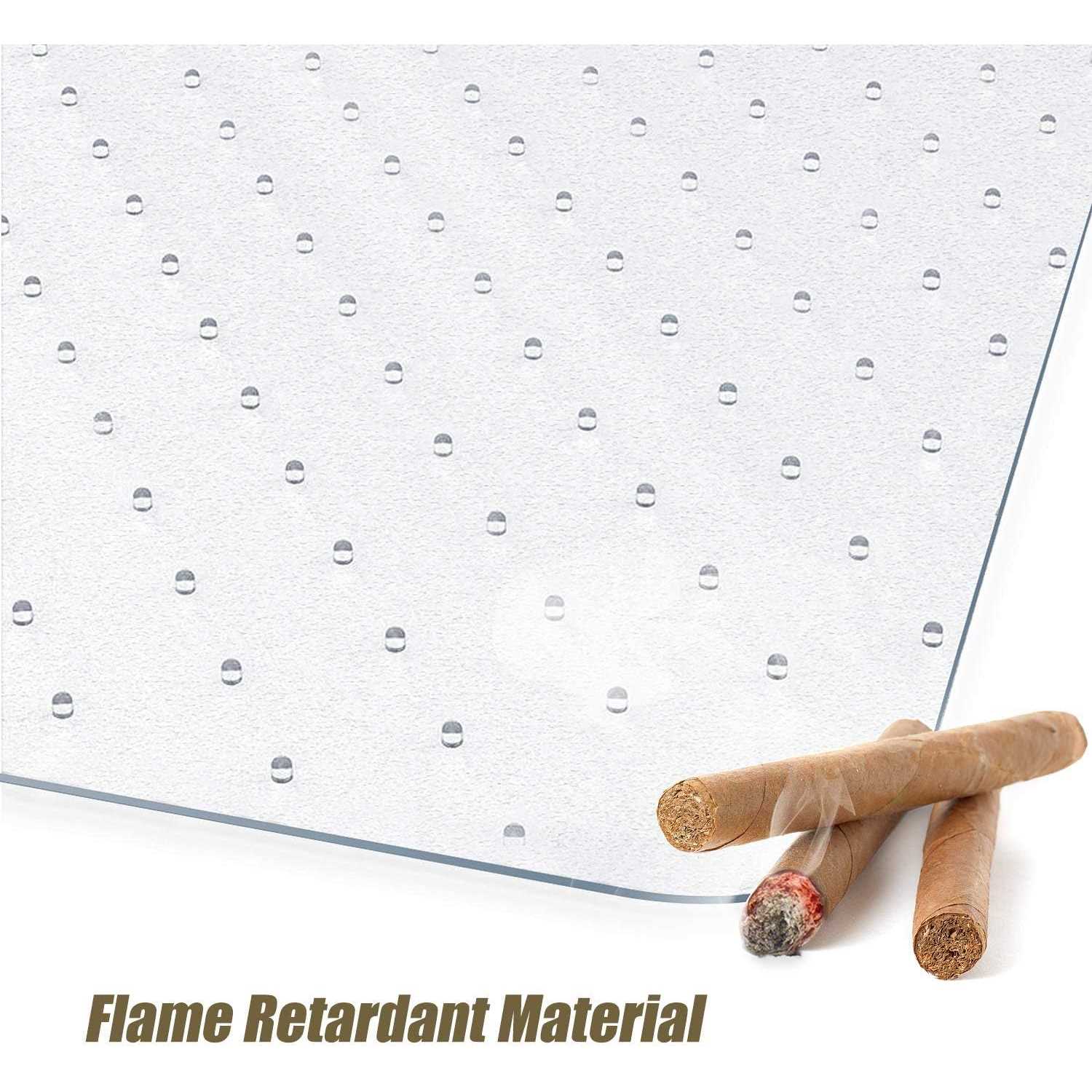 Kuyal Office Chair Mat for Carpets,Transparent Thick and Sturdy Highly Premium Quality Floor Mats for Low and No Pile Carpeted Floors - Image 3