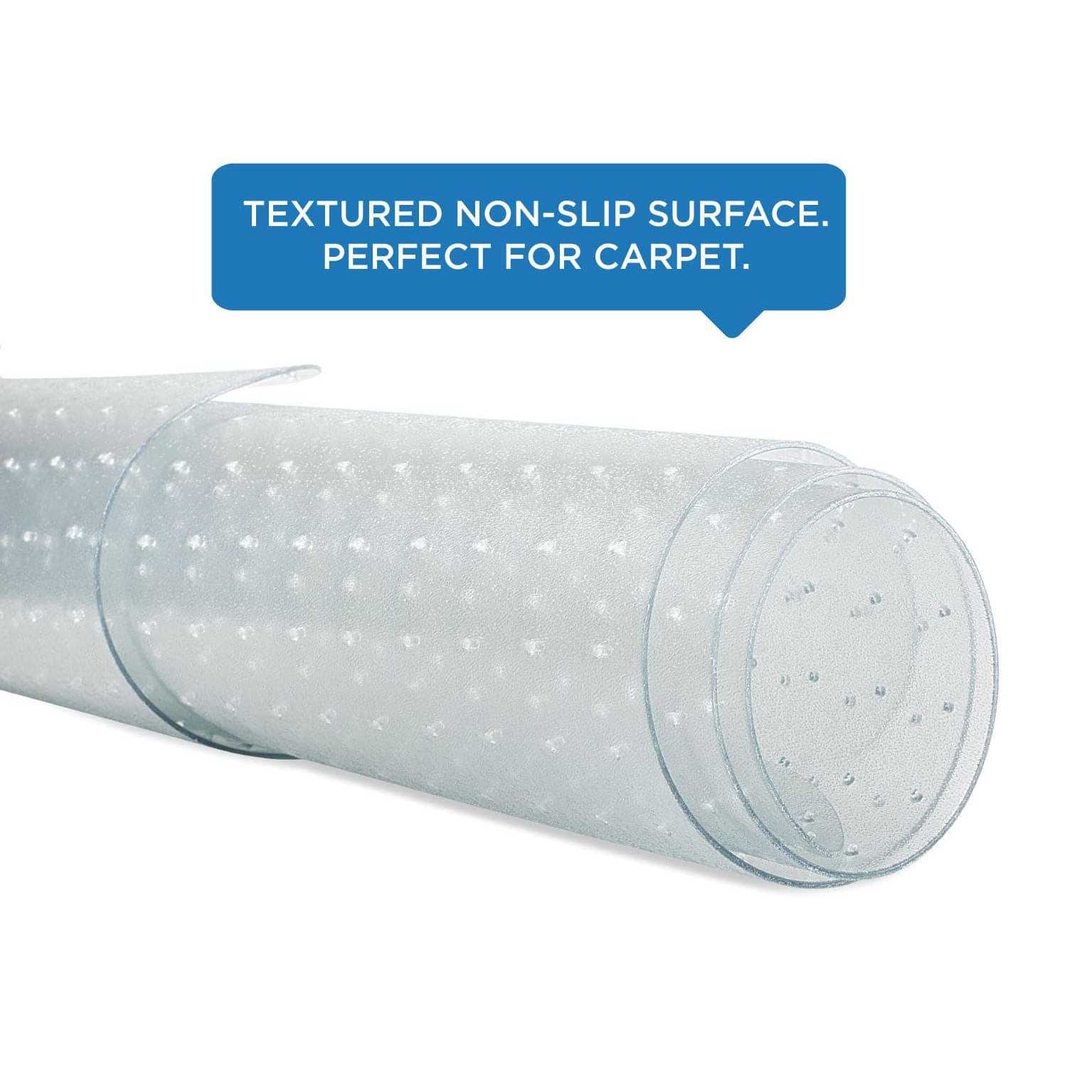 Mount-It! Clear Chair Mat Studded Office Chair Floor Protector - Image 4