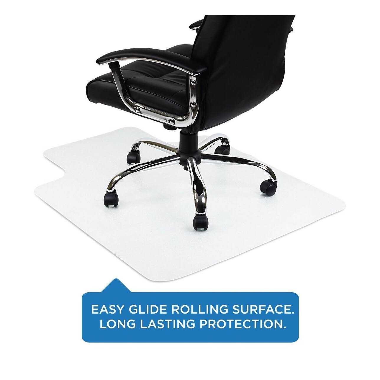 Mount-It! Clear Chair Mat Studded Office Chair Floor Protector - Image 5