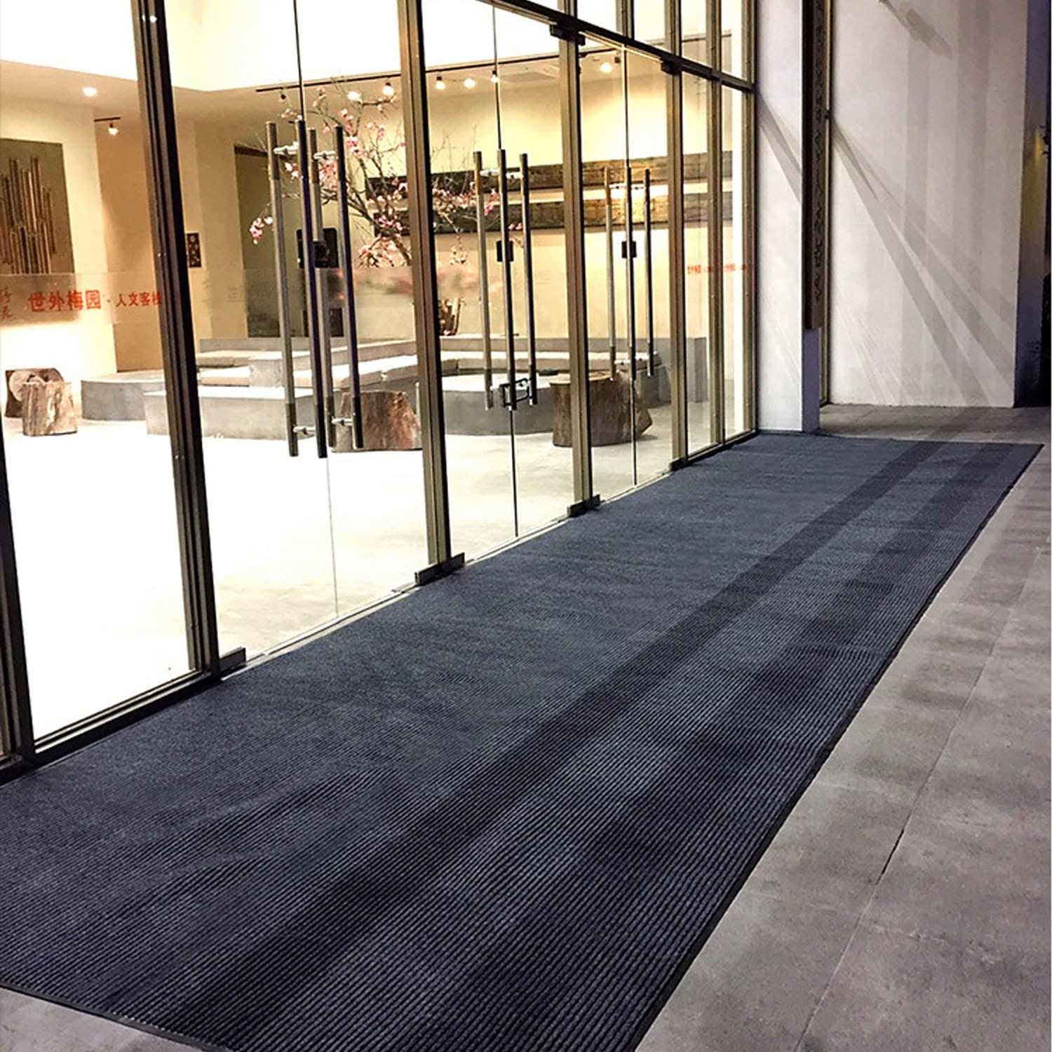 Nisorpa Commercial Grade Door Floor Mat 3' x 10' Brush Step Entrance Mat Slip Skid Entrance Mat with PVC Backing Home Office Hotel Corridor Indoor - Image 4
