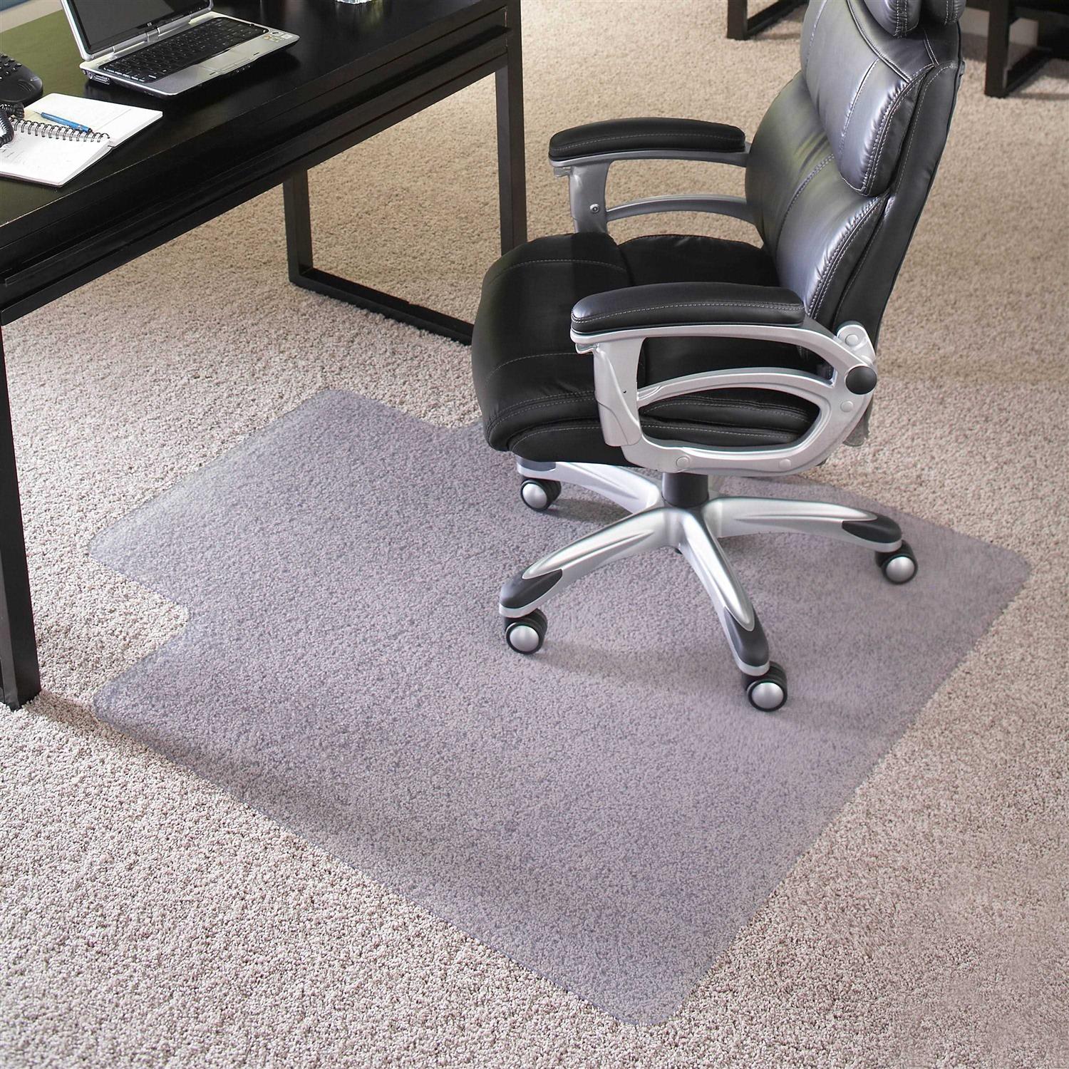 Flash Furniture Big Tall Carpet Chair Mat with Lip - Image 3