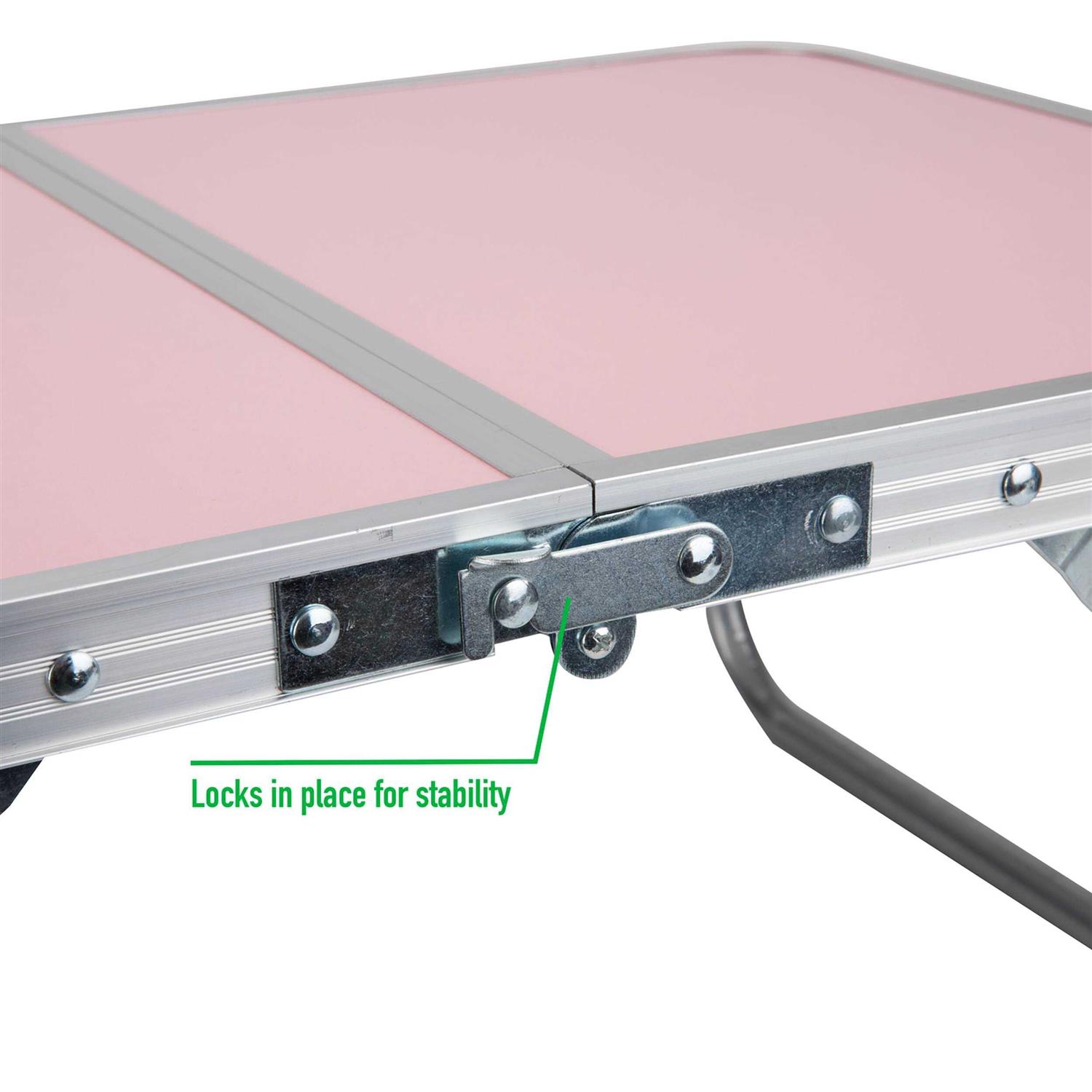 Mind Reader Folding Laptop Tray Bed Desk w/ Collapsible Legs - Image 4