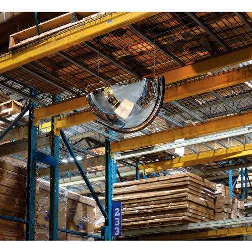 Global Industrial Half Dome Acrylic Mirror - Image 3