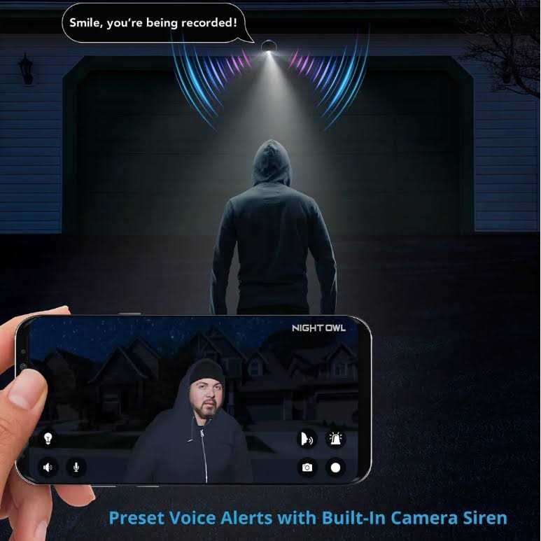 Night Owl 4-Channel 4-Camera 4K Security System with 1TB HDD DVR - Image 5