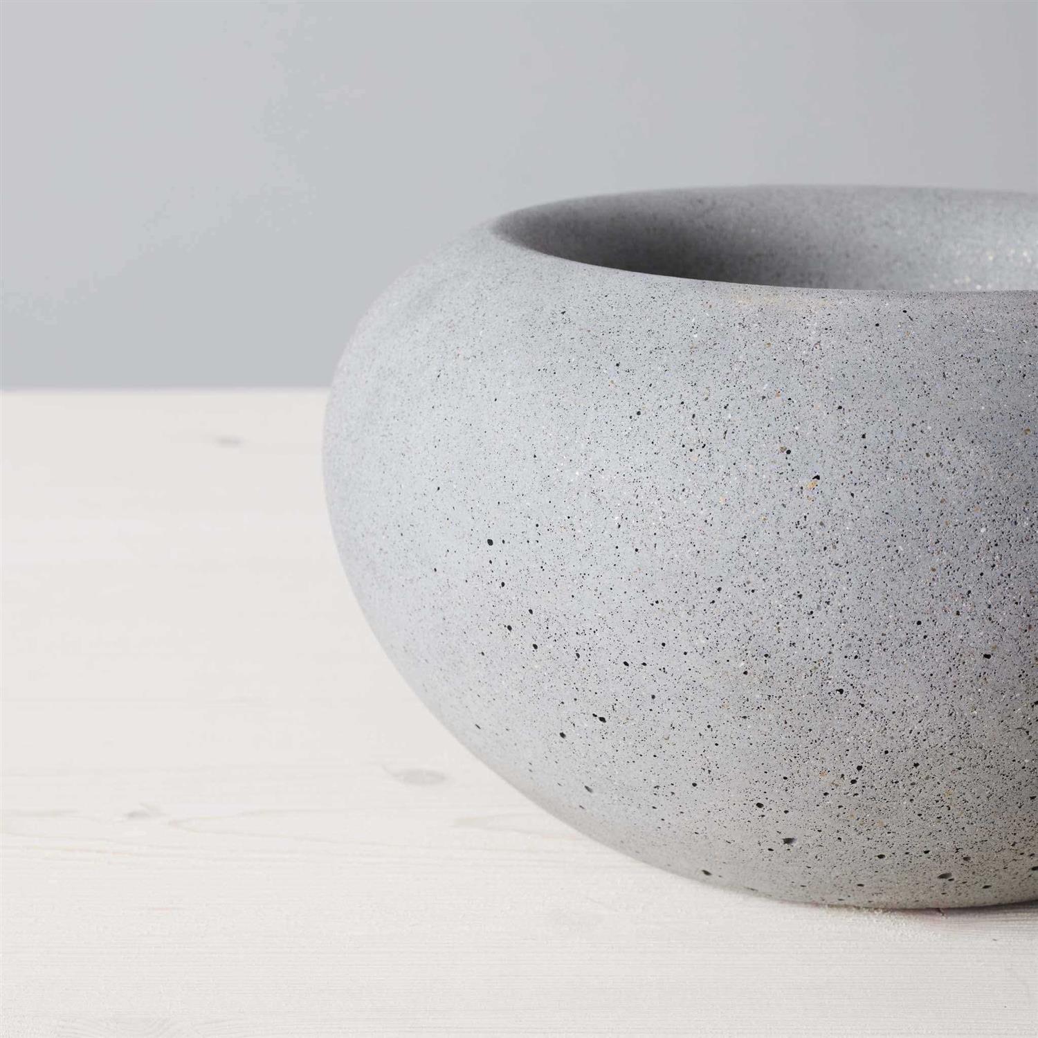 TerraFlame Stone Concrete Table Top Gel Fuel Fire Bowl Indoor and Outdoor Use TerraFlame - Image 5