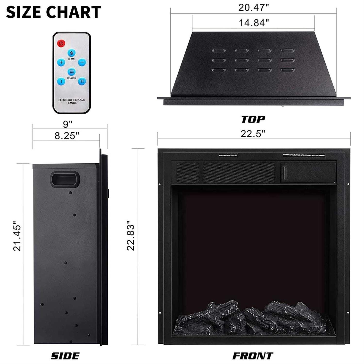 R.w.flame Rwflame Electric Fireplace Infrared remote - Image 3