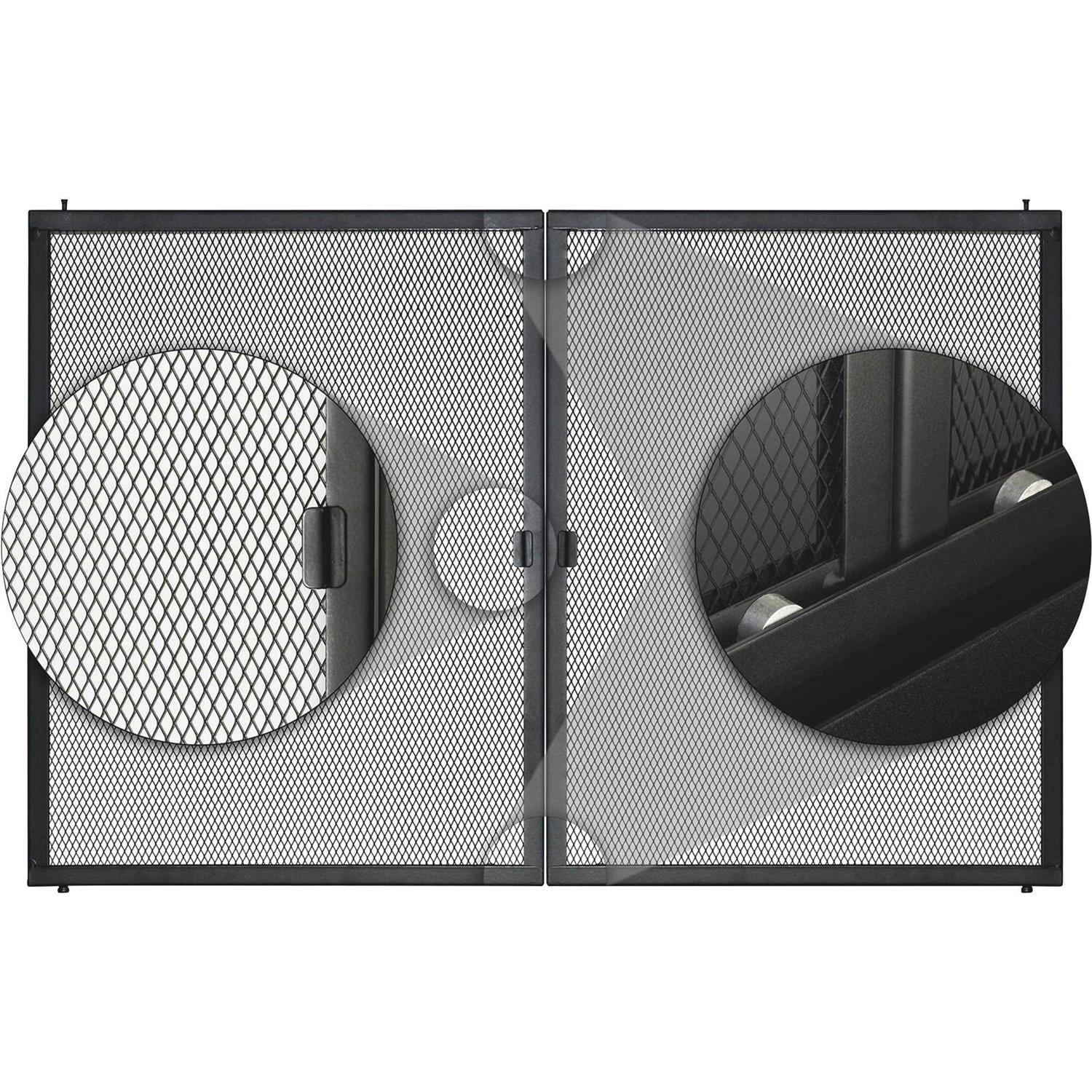 Pleasant Hearth Alpine Medium Glass Fireplace Doors AN-1011 - Image 3