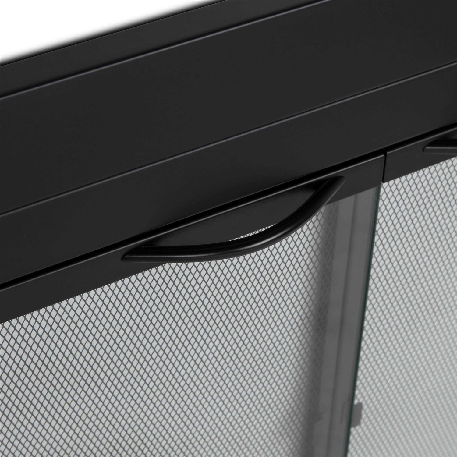 Pleasant Hearth Alpine Medium Glass Fireplace Doors AN-1011 - Image 5