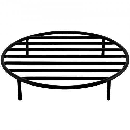 VEVOR Fire Pit Grate Heavy Duty Iron Round Firewood Grate Round Wood Fire Pit Grate - Image 4