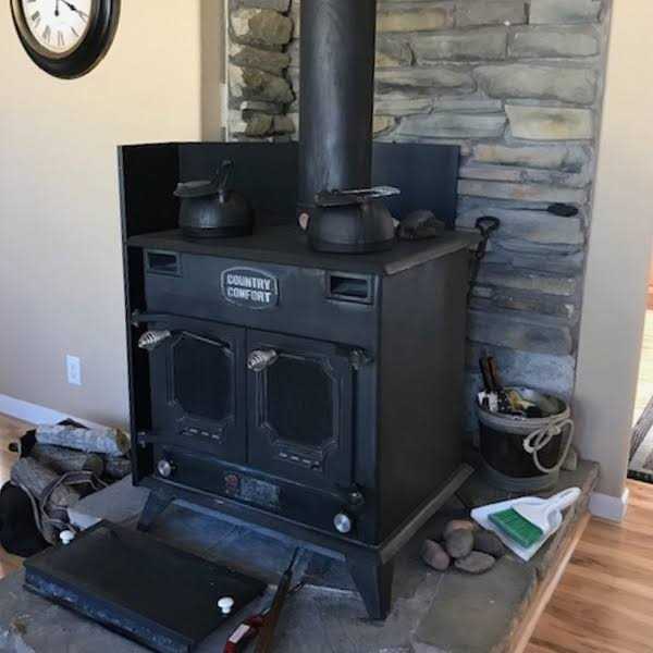 SBI Black Heat Shield for Wood Stoves - Image 3