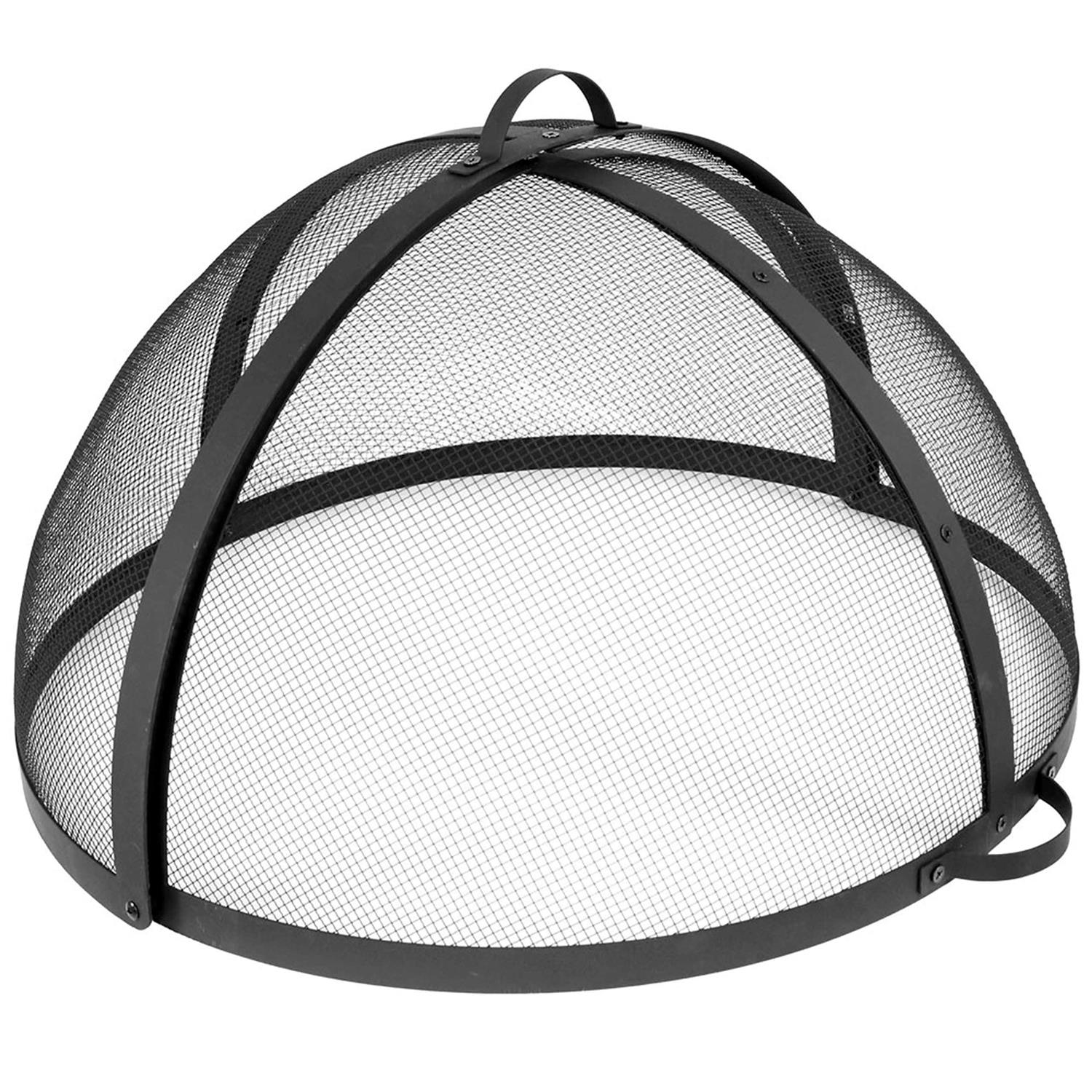 Sunnydaze Easy Access Steel Fire Pit Spark Screen - Image 5