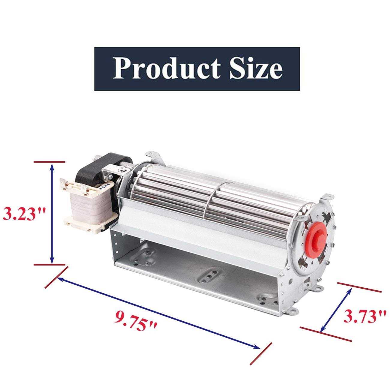 Replacement Fireplace Blower Fan Kit for Continental Napoleon Fireplaces - Image 3