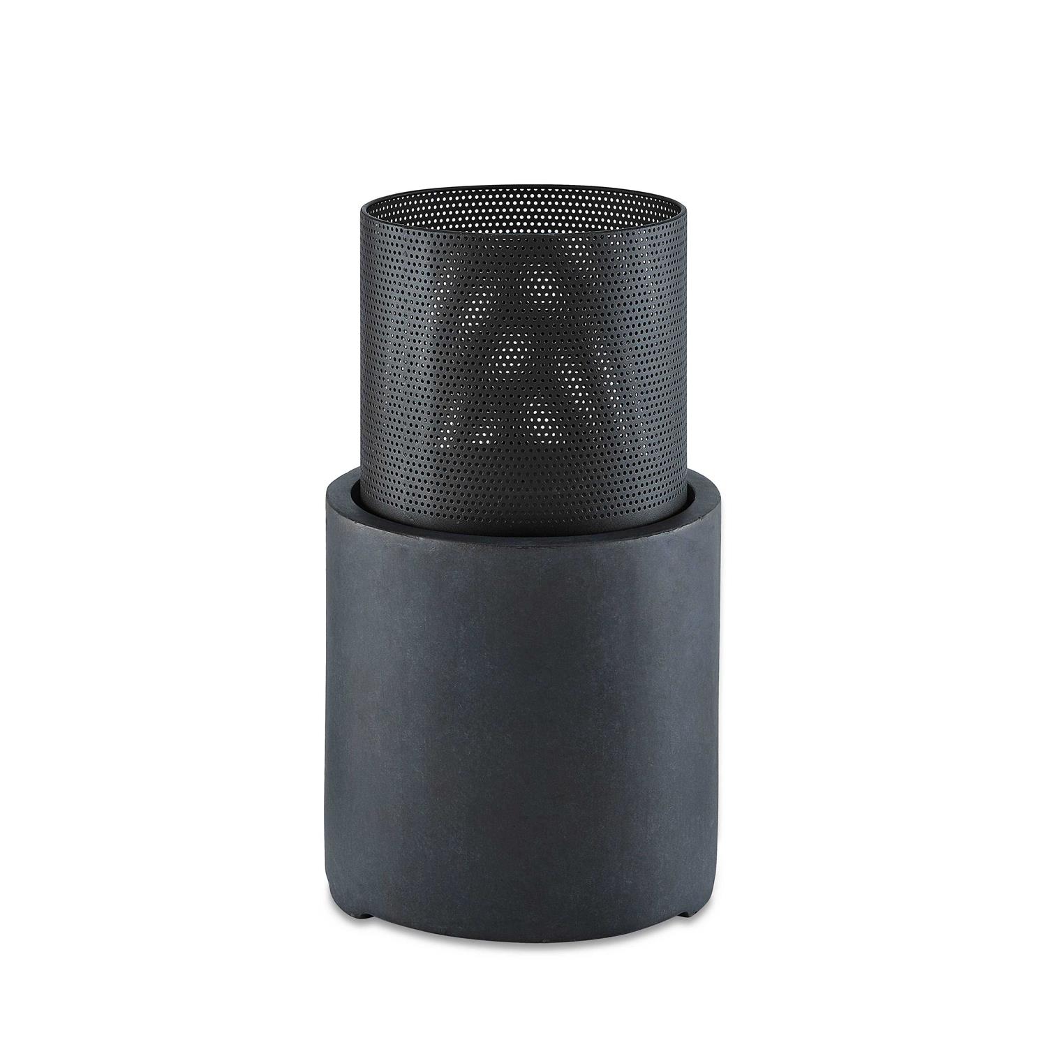 Danya B. 22 Wood Burning Faux Stone Fire Column - Image 3