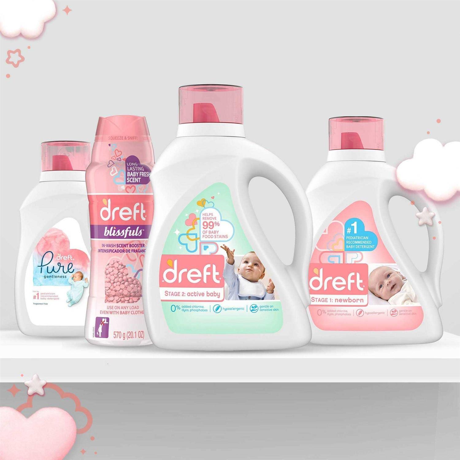 Dreft Active Baby Liquid Laundry Detergent Stage 2 - Image 3