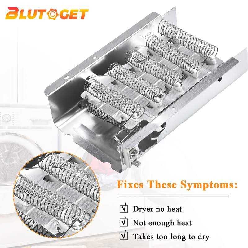 Blutoget 279838 W10724237 Dryer Heating Element Kit for Whirlpool Ken-more Maytag Dryer - Image 3