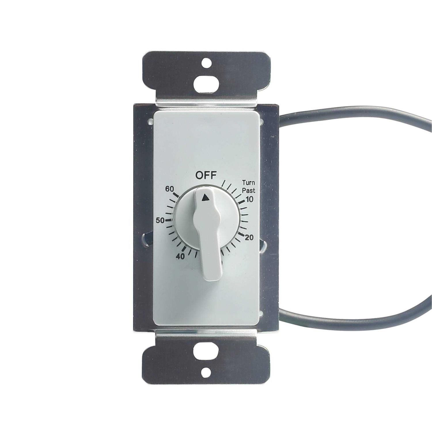 BN-LINK Heavy Duty 60-Minute in-Wall Spring Loaded Countdown Timer - Image 4