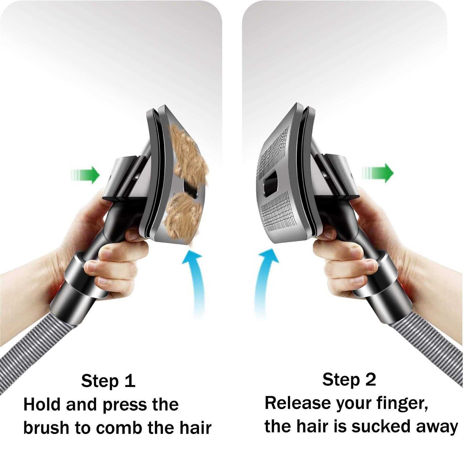 Groom Tool Attachments Brush&extension Vacuum Hose Compatible with Dyson V8 V7 V10 V11 V12 V15 Vacuum Cleaner with Quick Release Converter Adapter - Image 5