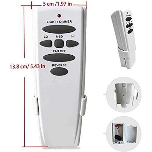 Ceiling Fan Remote Control Replacement For Hampton Bay Hunter Uc7078T Chq7078T Chq8Bt7078T L3H2003Fanhd Fan-Hd Fan-Hd6 Rr7078Tr - Image 5