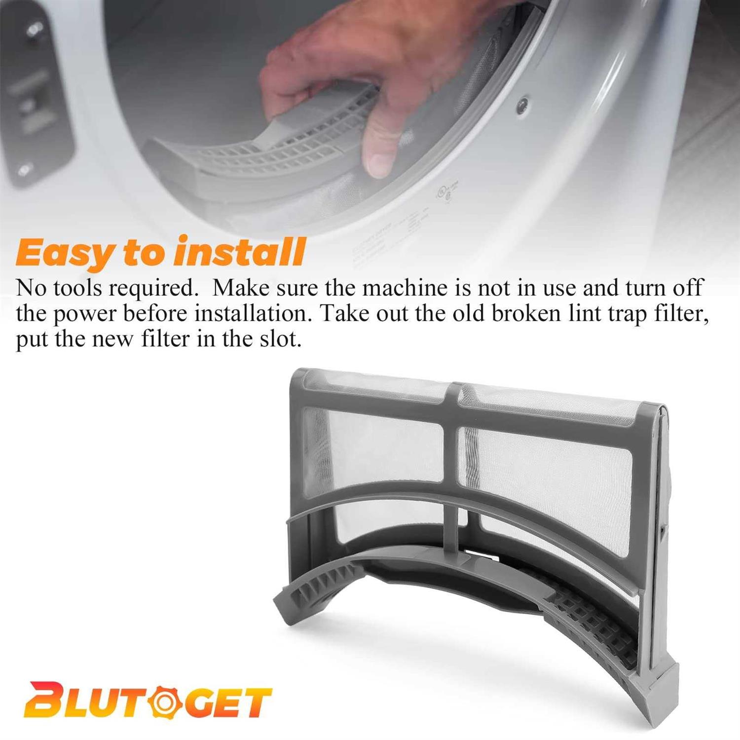 2023 Upgraded DC61-02595A AP4578777 Dryer lint filter Case screen by Blutoget-DC61-02595A Dryer lint trap filter screen Fit for Samsung - Image 3