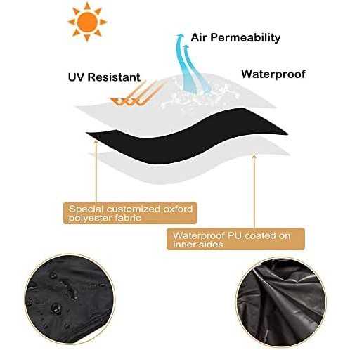 Washer and Dryer Covers, Portable Washer Cover with Zipper Design Dustproof Waterproof Laundry Covers for Washer and Dryer - Image 5