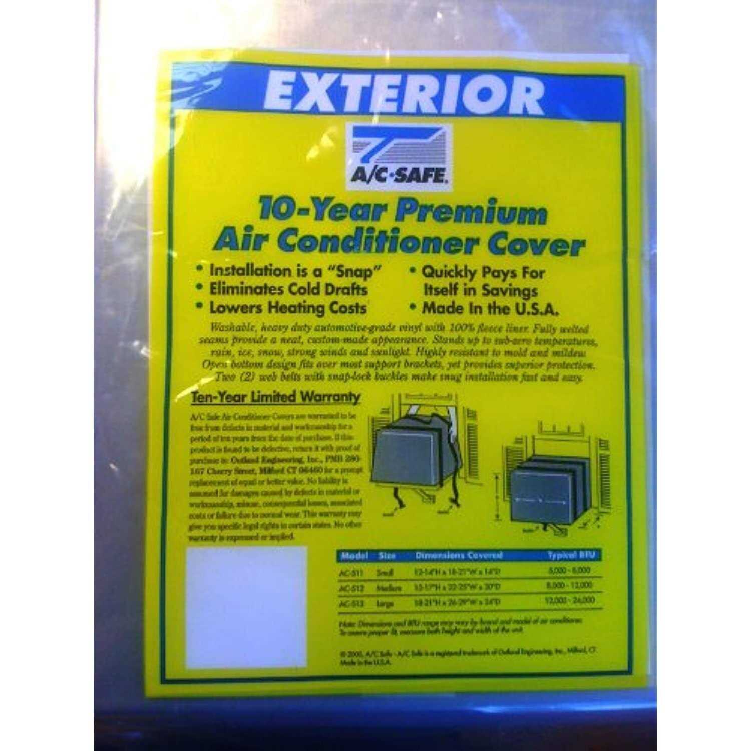 AC-Safe C Safe Exterior Window Air Conditioner Cover - Image 4