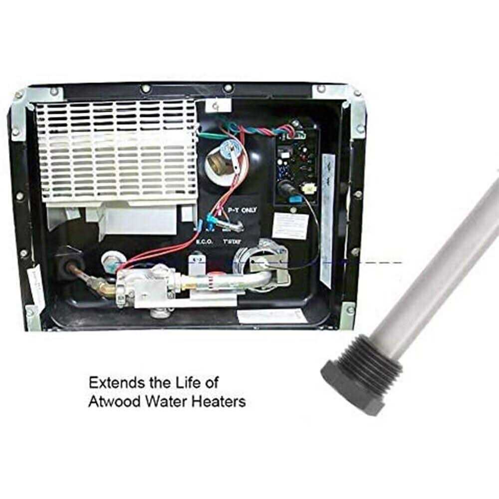 RV Water Heater Magnesium Anode Rod for Heaters 2 Pack 1/2Inch NPT RV Hot Water Tank Anode Rod for RV Heater - Image 3