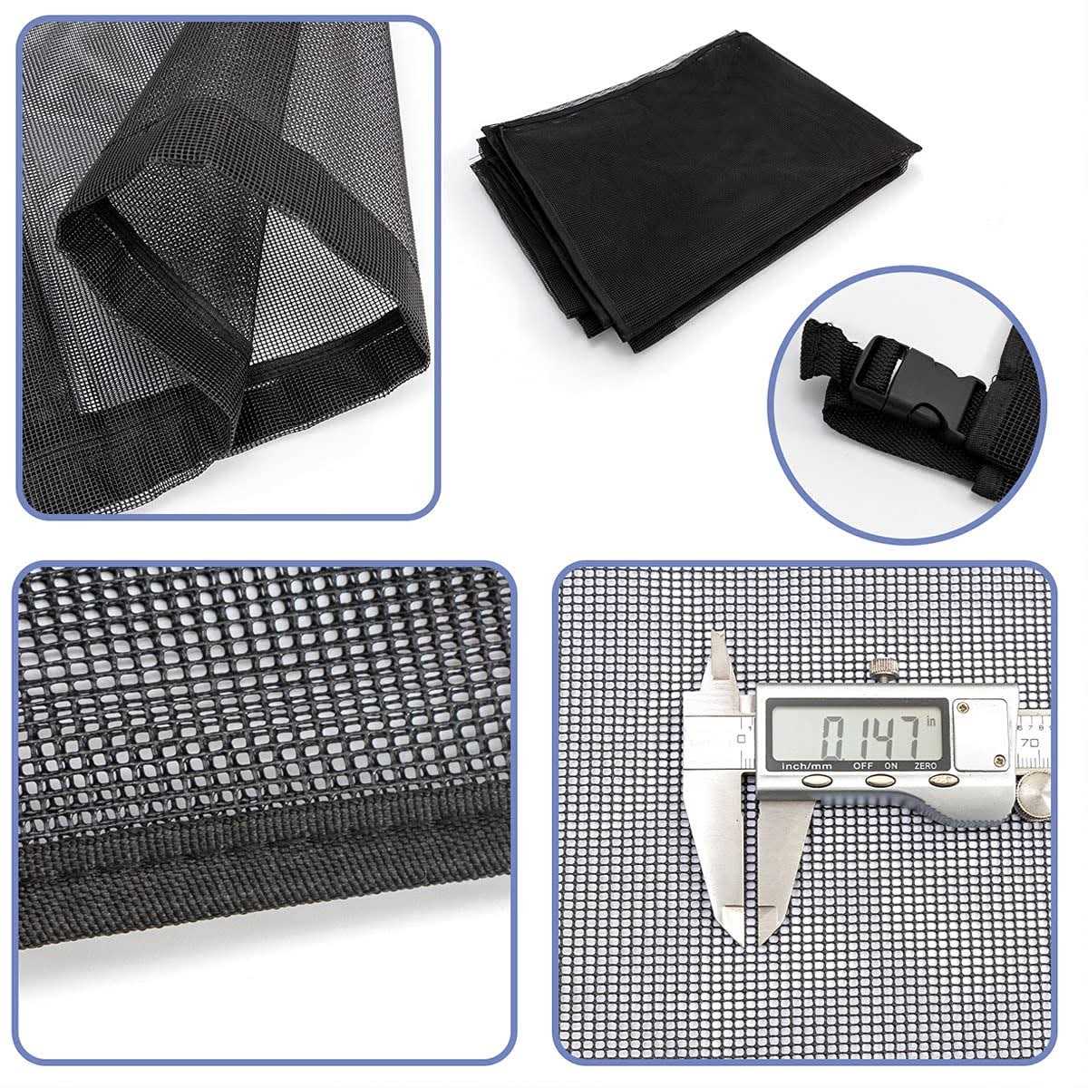 Full Mesh Air Conditioner Cover – AC Cover Designed to Protect Coils from Clogging - Image 4