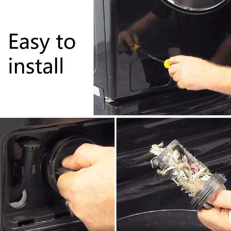 AMI PARTS 383EER2001A Washer Drain Pump Filter/Trap Washer Drain Pump Replaces AP4440367 383EER2001F - Image 5