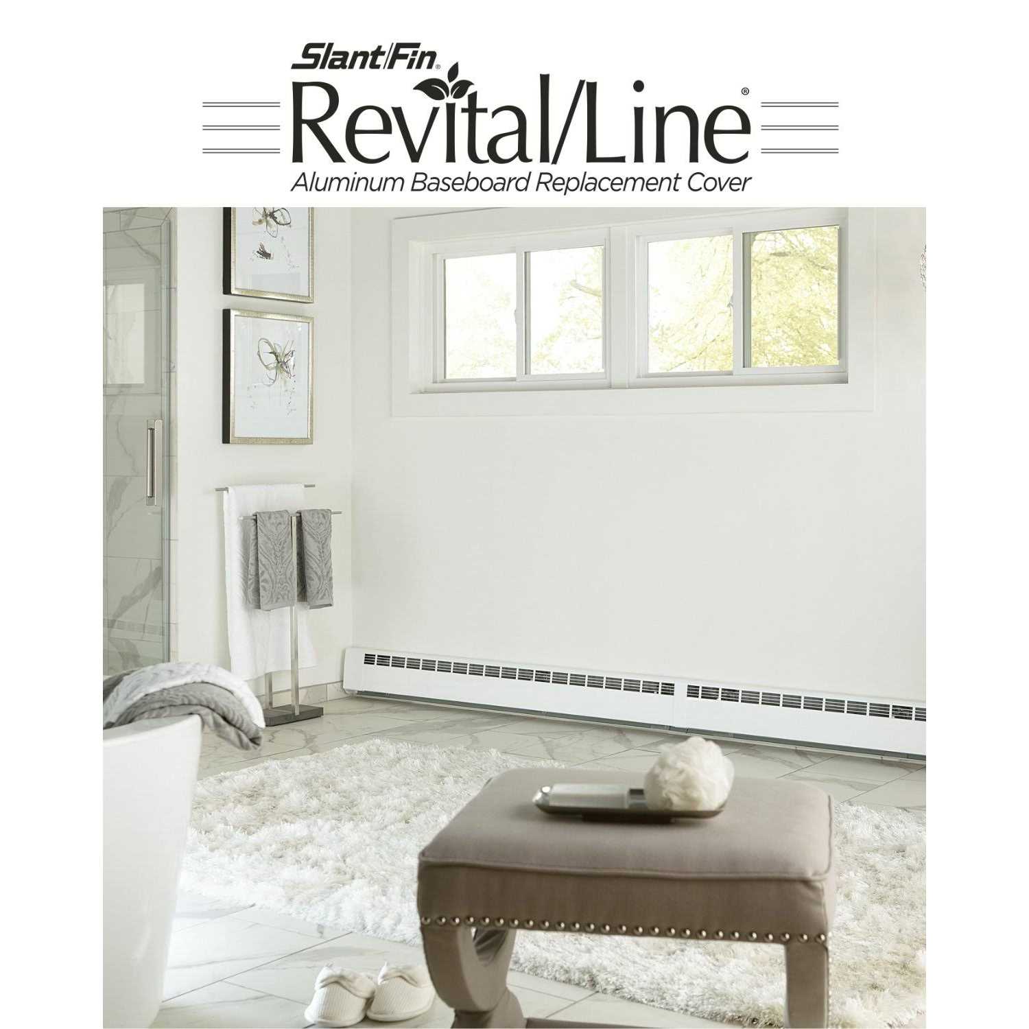 Slant/Fin Revital/Line Hydronic Baseboard Cover in Brite White - Image 5
