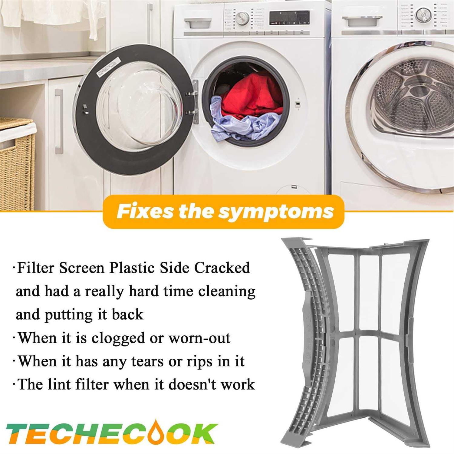 2023 Upgraded DC61-02595A Dryer Lint Filter Case Screen by Techecook - Image 3