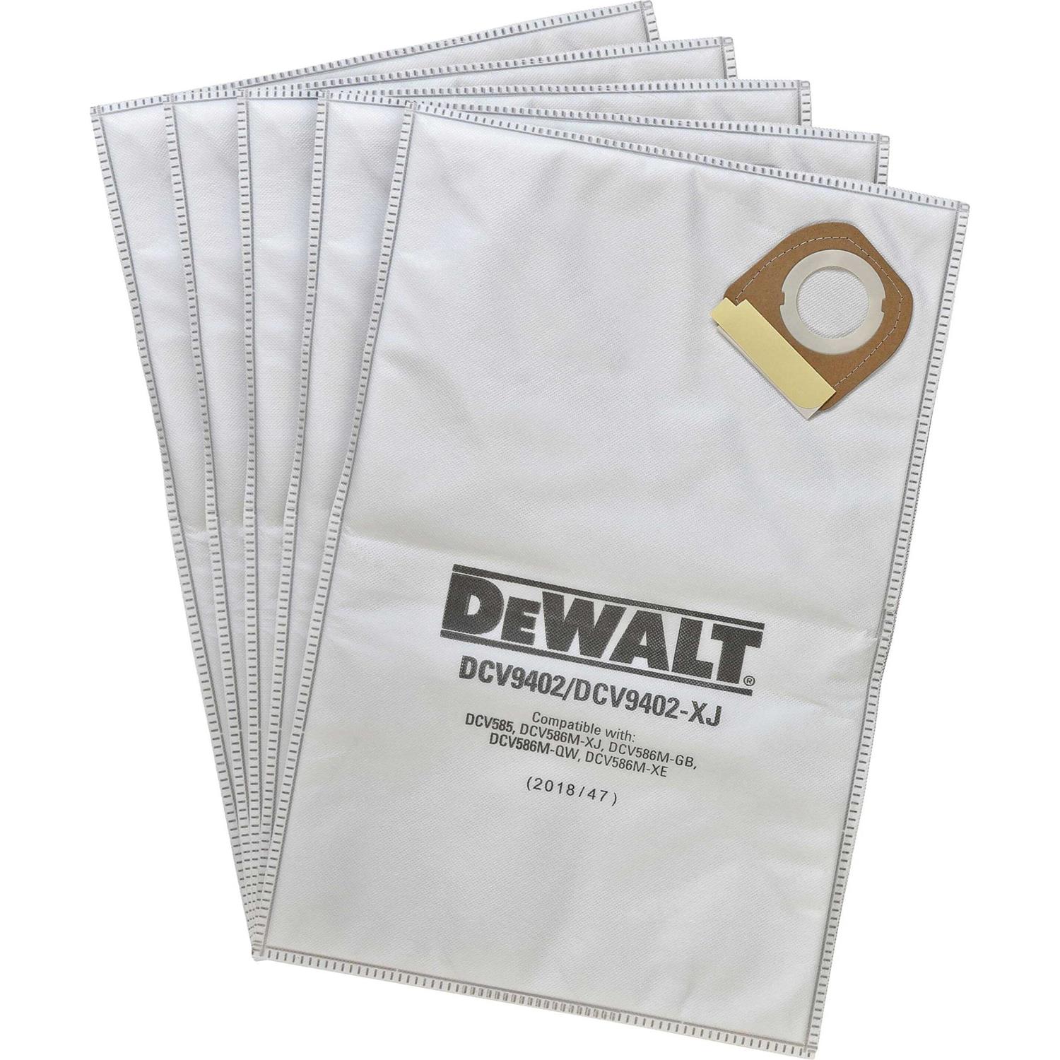 DEWALT Dcv9402 Replacement Fleece Bags for Dcv586m Dust Extractor - Image 4
