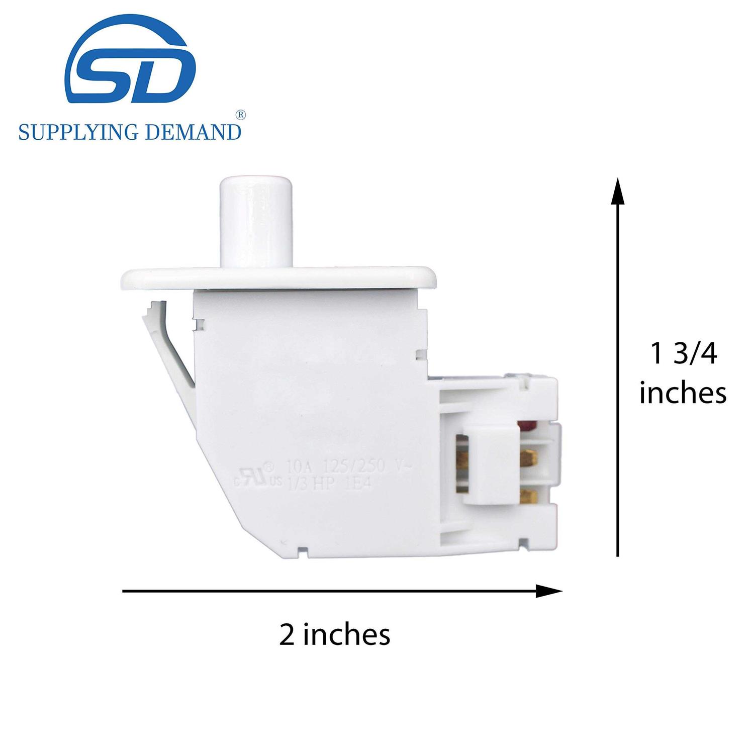 Supplying Demand We10x23879 Dryer Door Switch Fits We04x28977 & Ps11729233 - Image 4