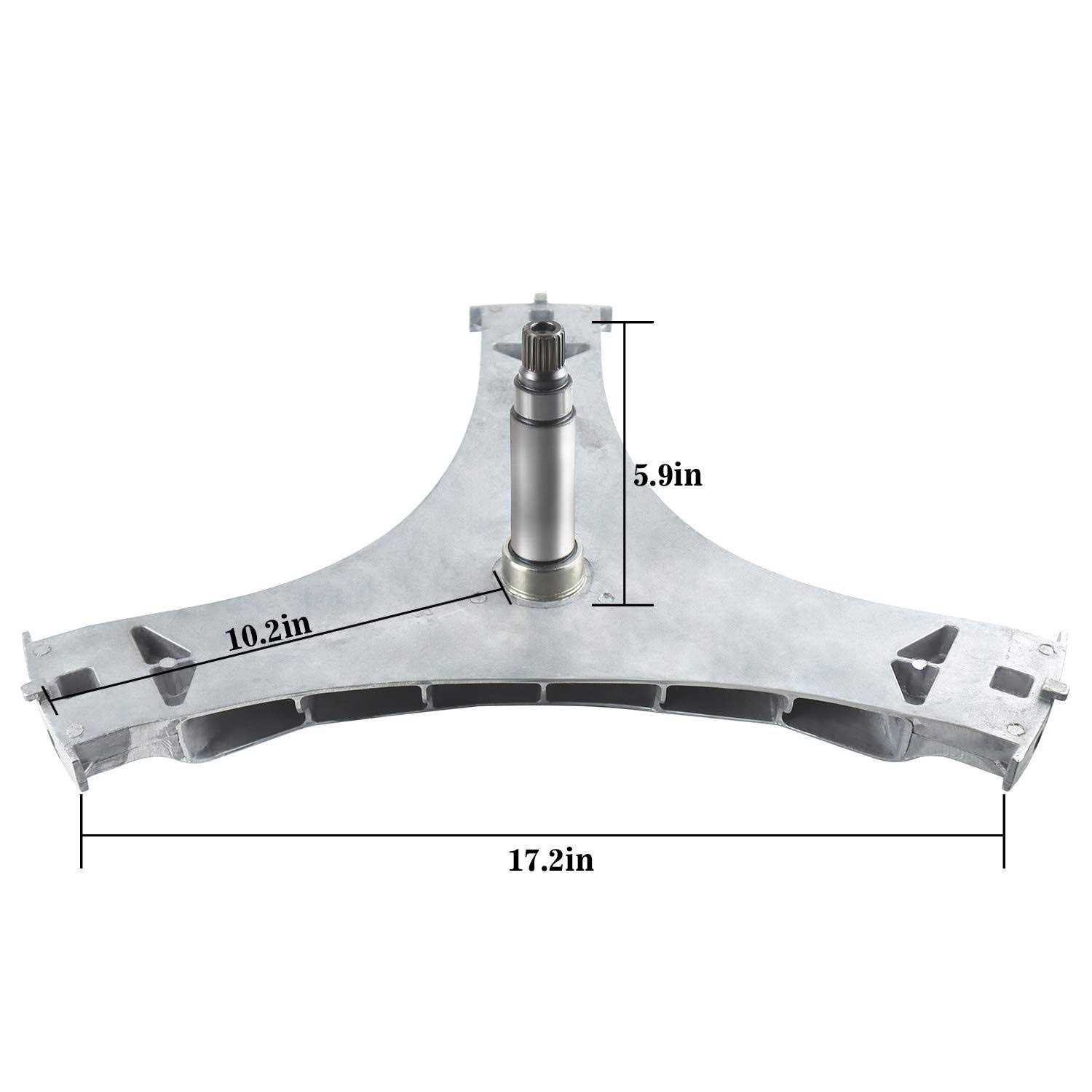 Funmit DC97-16509B Washer Flange Shaft Assembly & DC60-40137A Hex Mounting Bolt & DC69-00804A Gasket Seal Compatible - Image 4