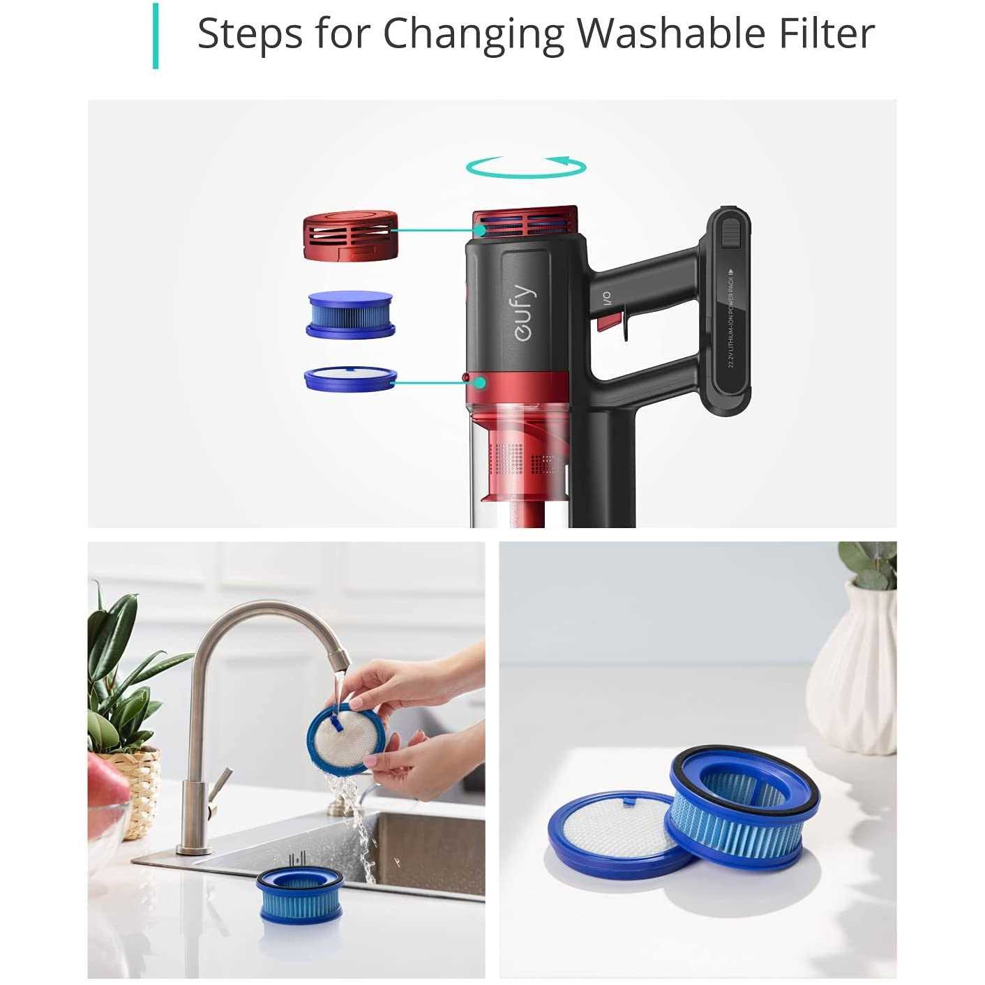 eufy Washable Pre-Filter3 + Washable Post-Filter2 - Image 5