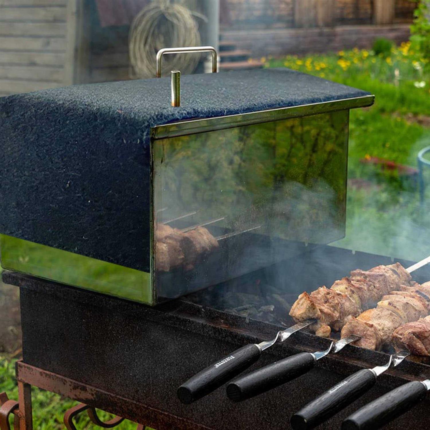 Fireproof Felt Welding Blanket Flame Retardant Fabric up to 1800°F Heat Shield for Wood Stove Smoker Grill Insulation Blanket Fire Pit Mat Fireplace - Image 4