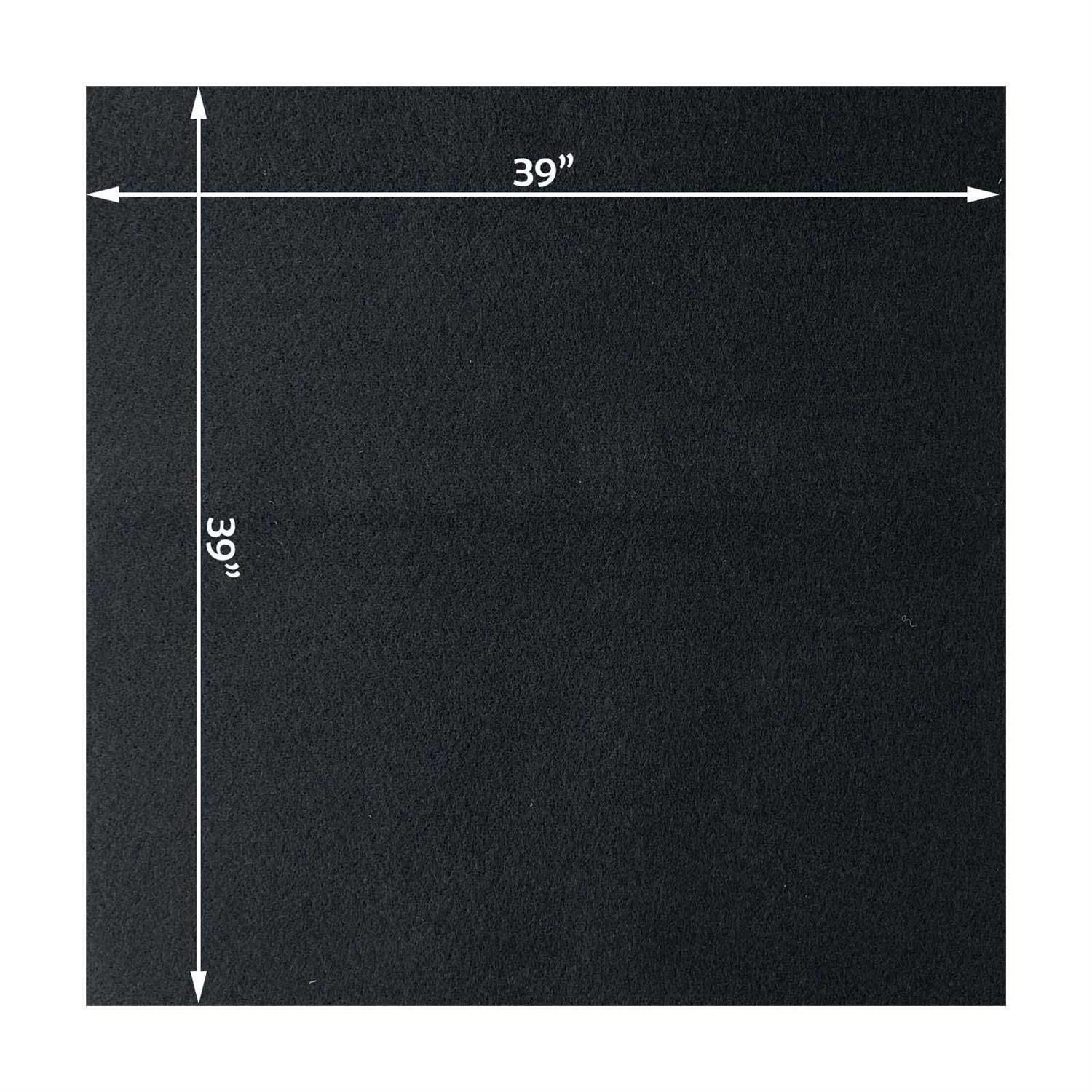 Fireproof Felt Welding Blanket Flame Retardant Fabric up to 1800°F Heat Shield for Wood Stove Smoker Grill Insulation Blanket Fire Pit Mat Fireplace - Image 5