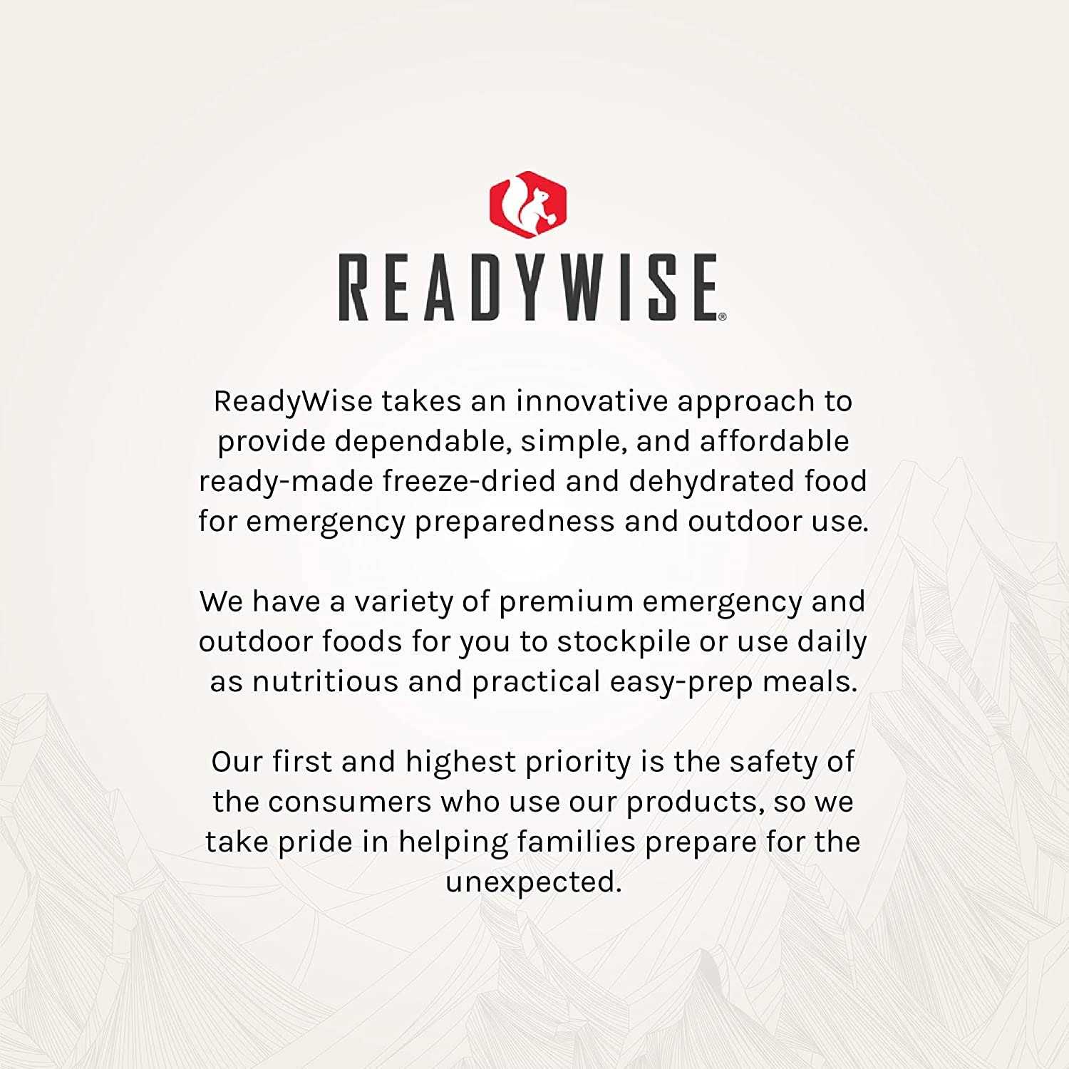 ReadyWise 7 Day Emergency Food Supply Ready Grab Bag - Image 3