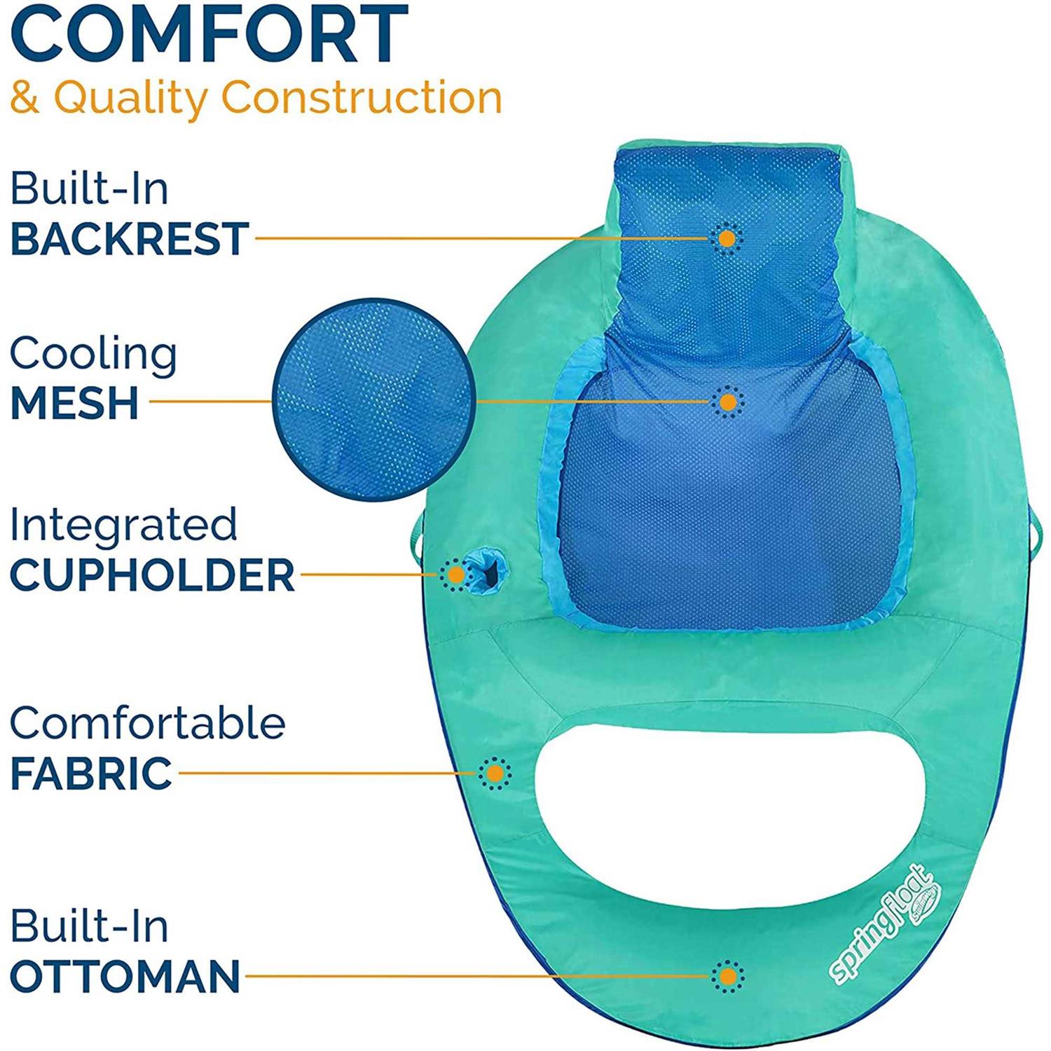 Swimways Spring Float Recliner Pool - Image 4
