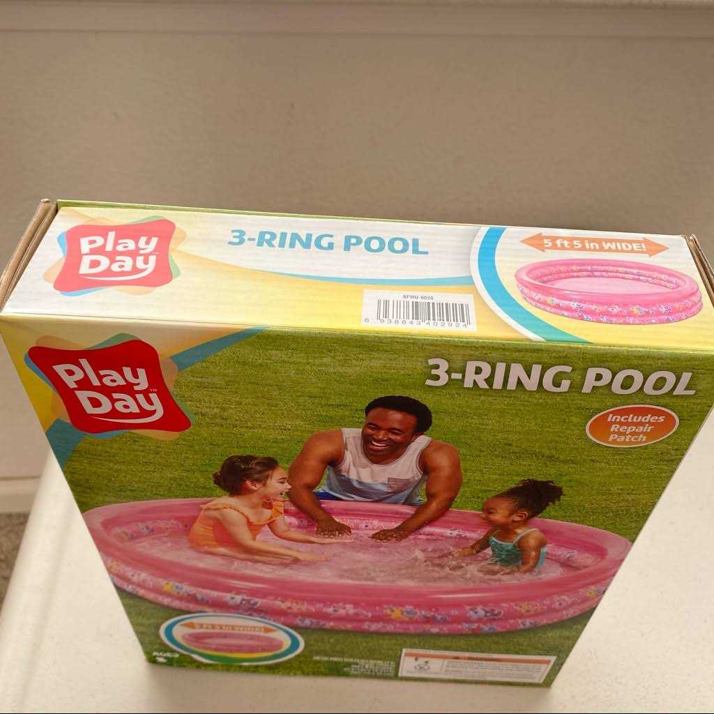 Play Day 3 Ring Unicorn Pool - Image 3