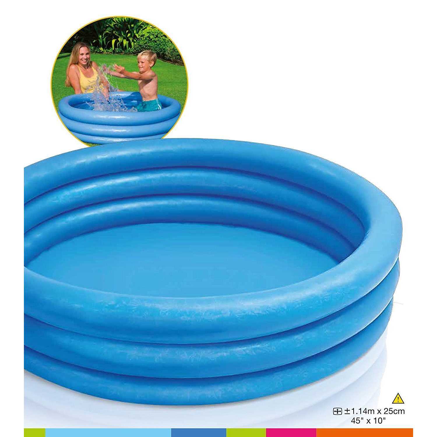 Intex Crystal Blue Inflatable Pool - Image 3