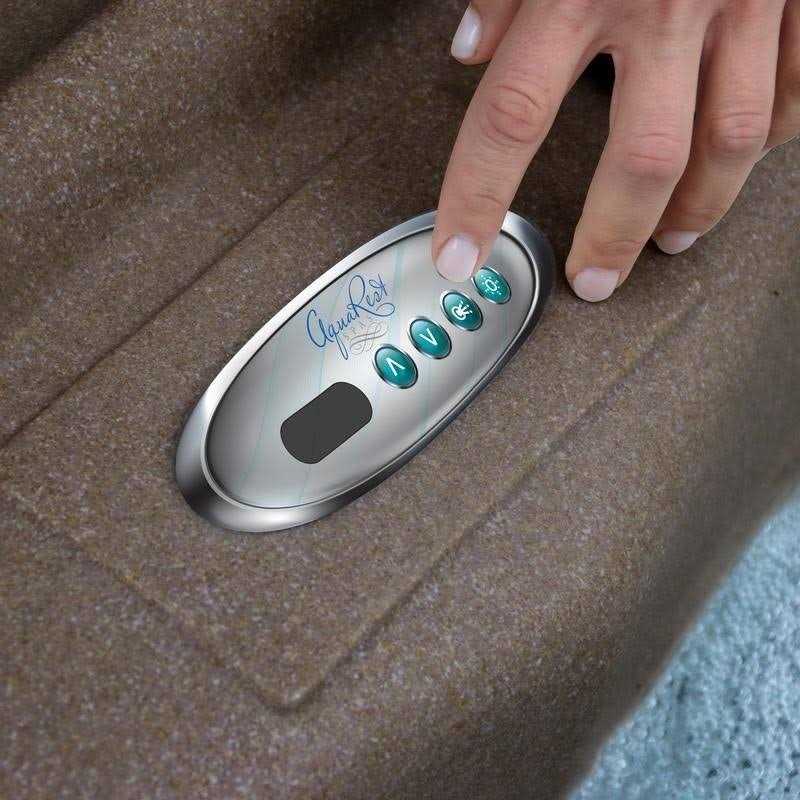 Elite 500 5-Person Lounger Plug and Play with 29 Stainless Jets, Ozone, and LED Waterfall by Aquarest Spas - Image 4
