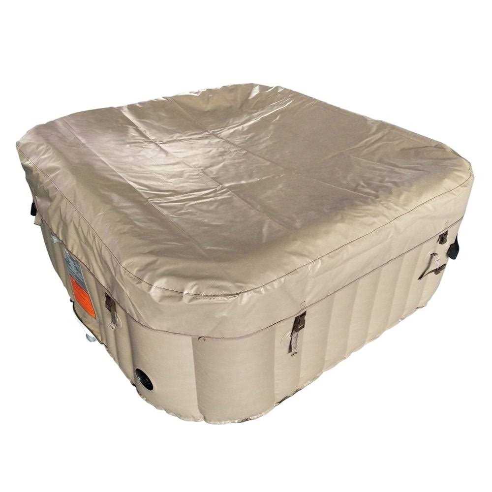 Aleko Square Inflatable Hot Tub Spa - Image 5
