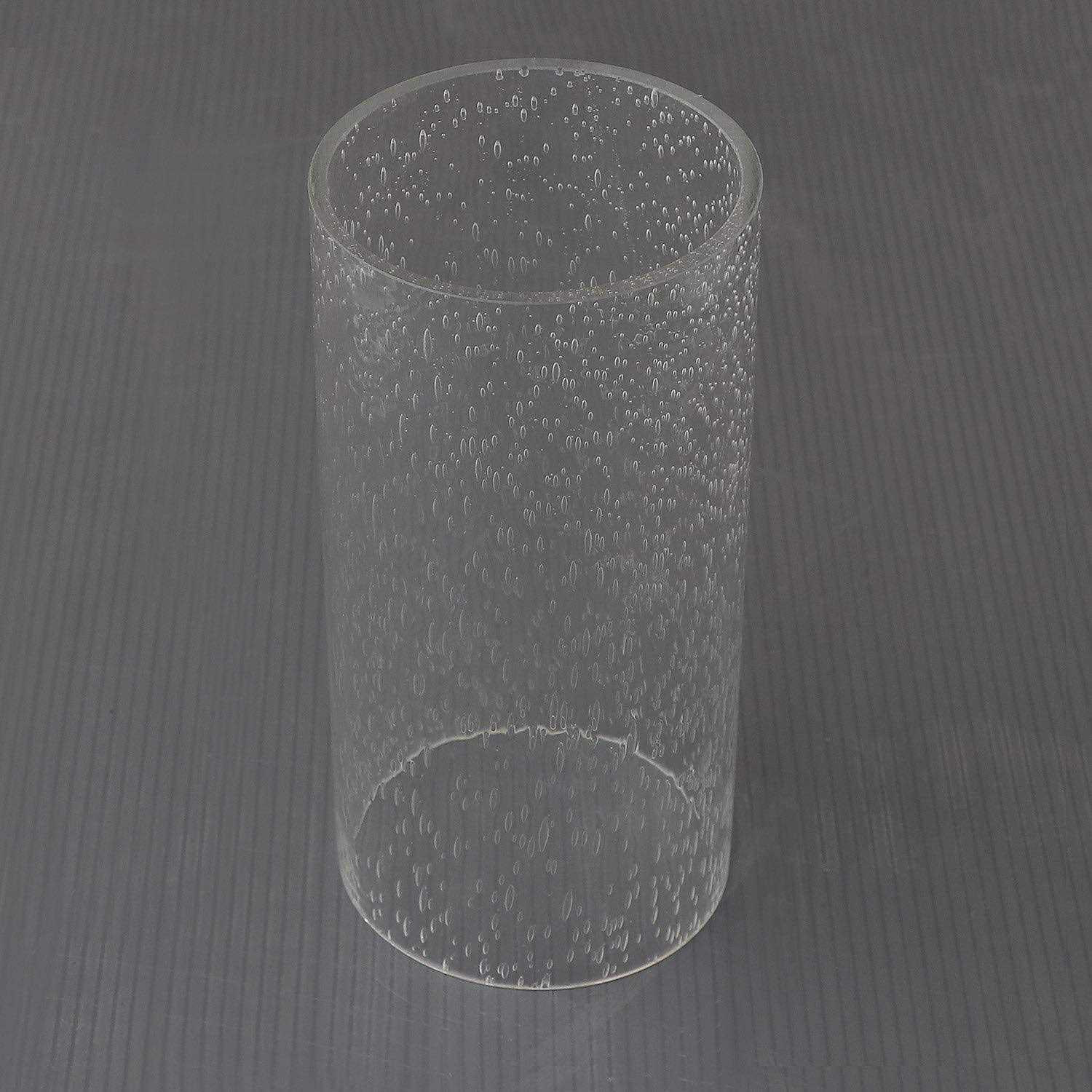 Eumyviv Cylinder Clear Bubble Glass Lamp Shade - Image 5