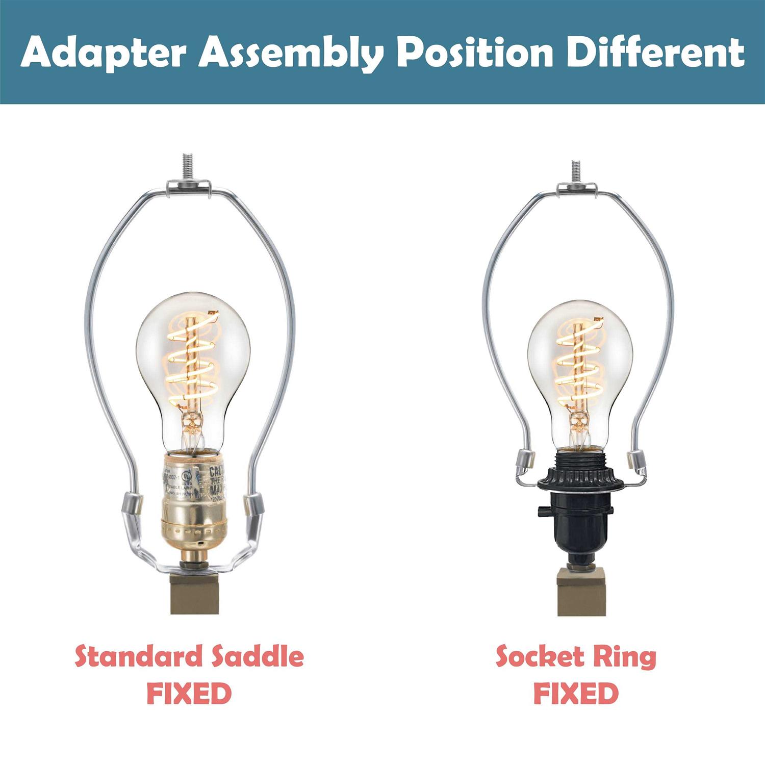 Aspen Creative Lamp Harp with Saddle - Image 3
