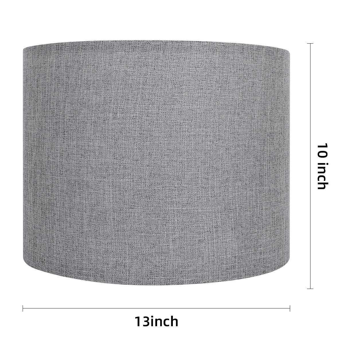 Mkxszt Drum Lamp Shade Set of 2 13x13x10 inches Easy Assembly Lampshades for Table Lamp - Image 4