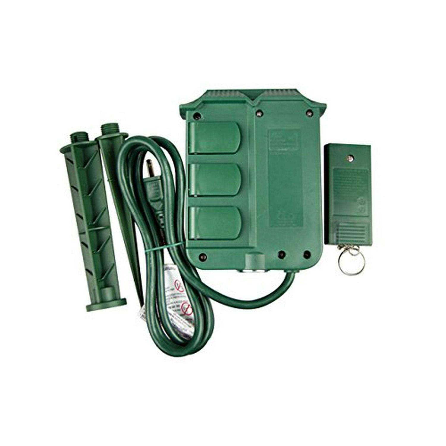 Ecoplugs Outdoor Light Timer Remote Control Christmas Light Timer Switch Outlet - Image 3