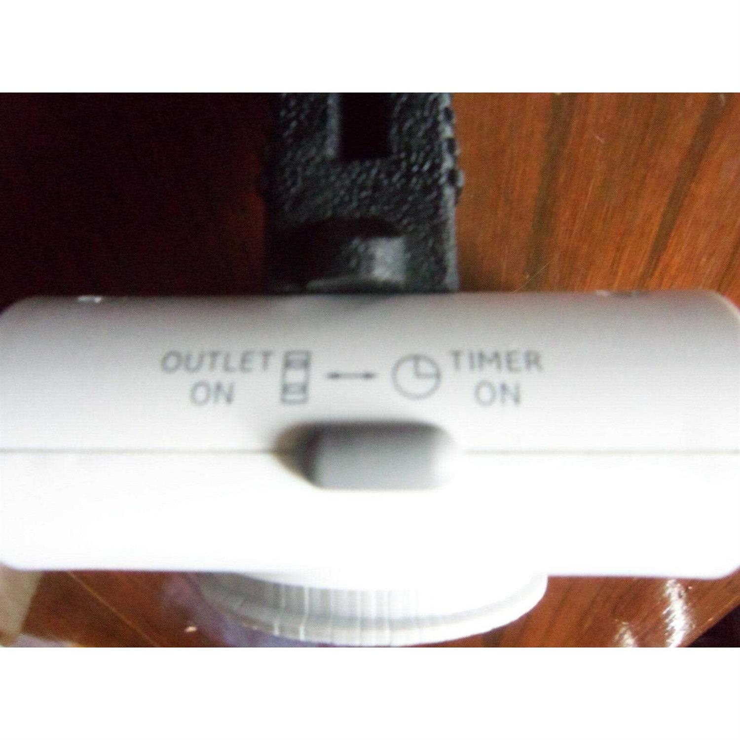 Defiant 15 Amp 24-Hour Indoor Plug-In Heavy-Duty Mechanical Timer with 2-Grounded Outlets - Image 3