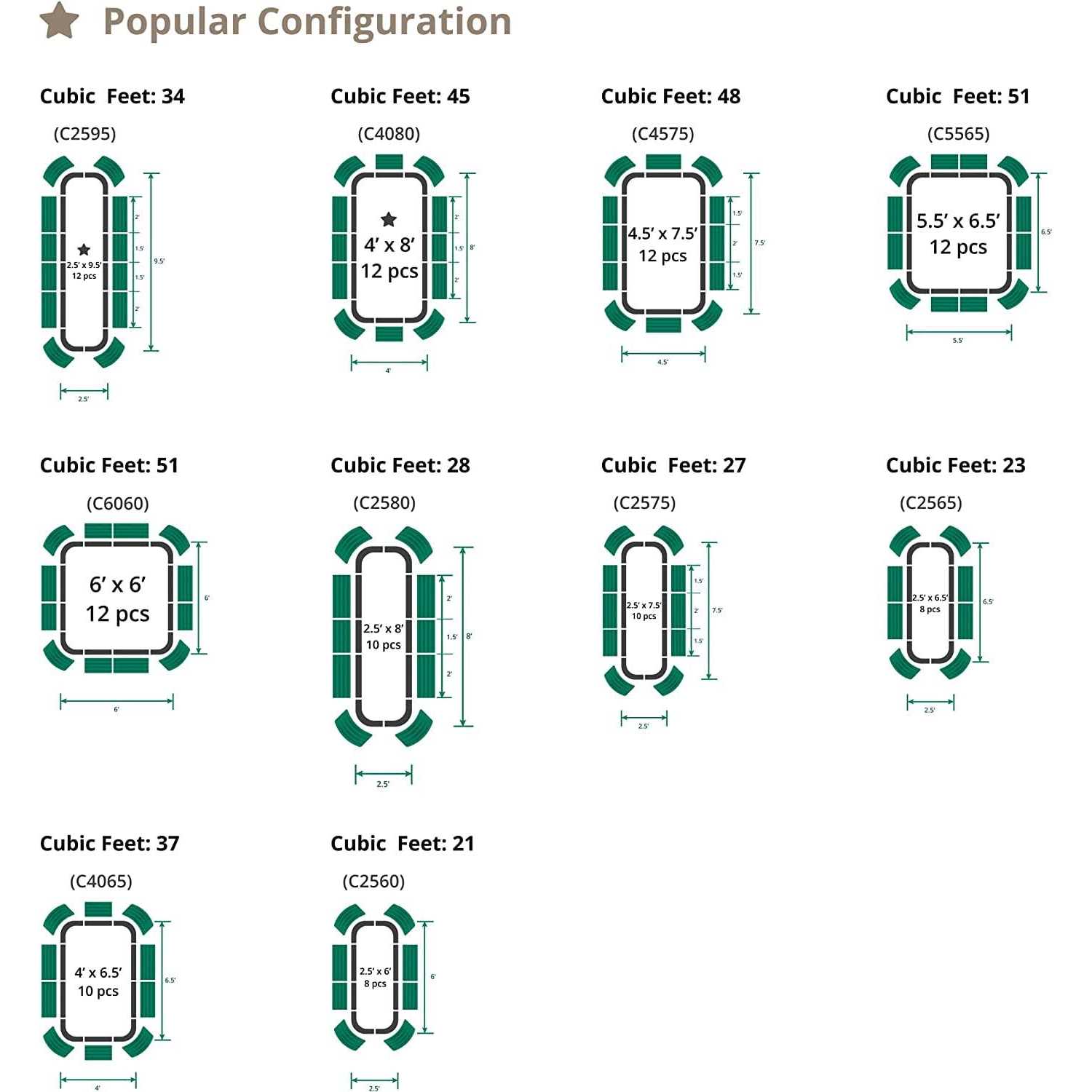 Vego Garden Vego Tall 1 Modular Metal Raised Garden Bed Kit - Image 3